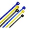 Steel Grip Cable Tie, 4 in, 8 in L, 13/16 in Max Bundle Dia., Assorted Colors, Polypropylene, 200 PK ACE200-MU - alternate 1